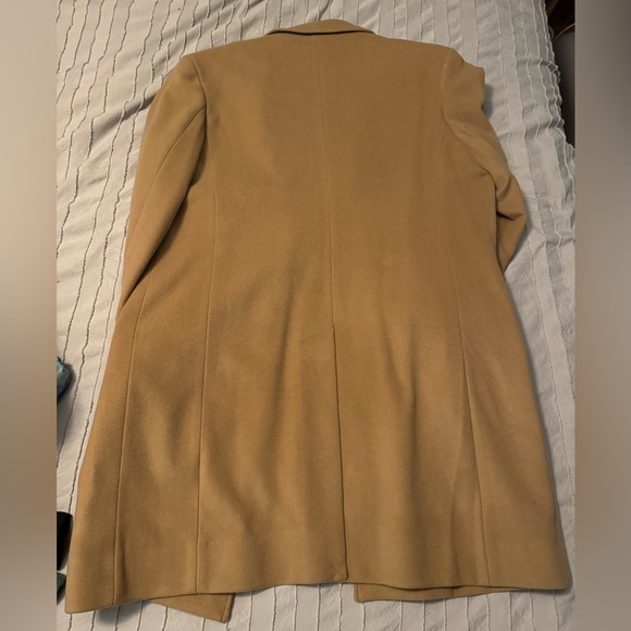 Men's J. Crew Tan Overcoat - Picture 4 of 4